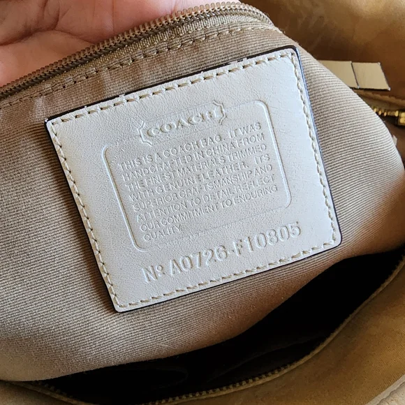 Coach Scribble Signature Cloth Bag - Picture 4 of 13